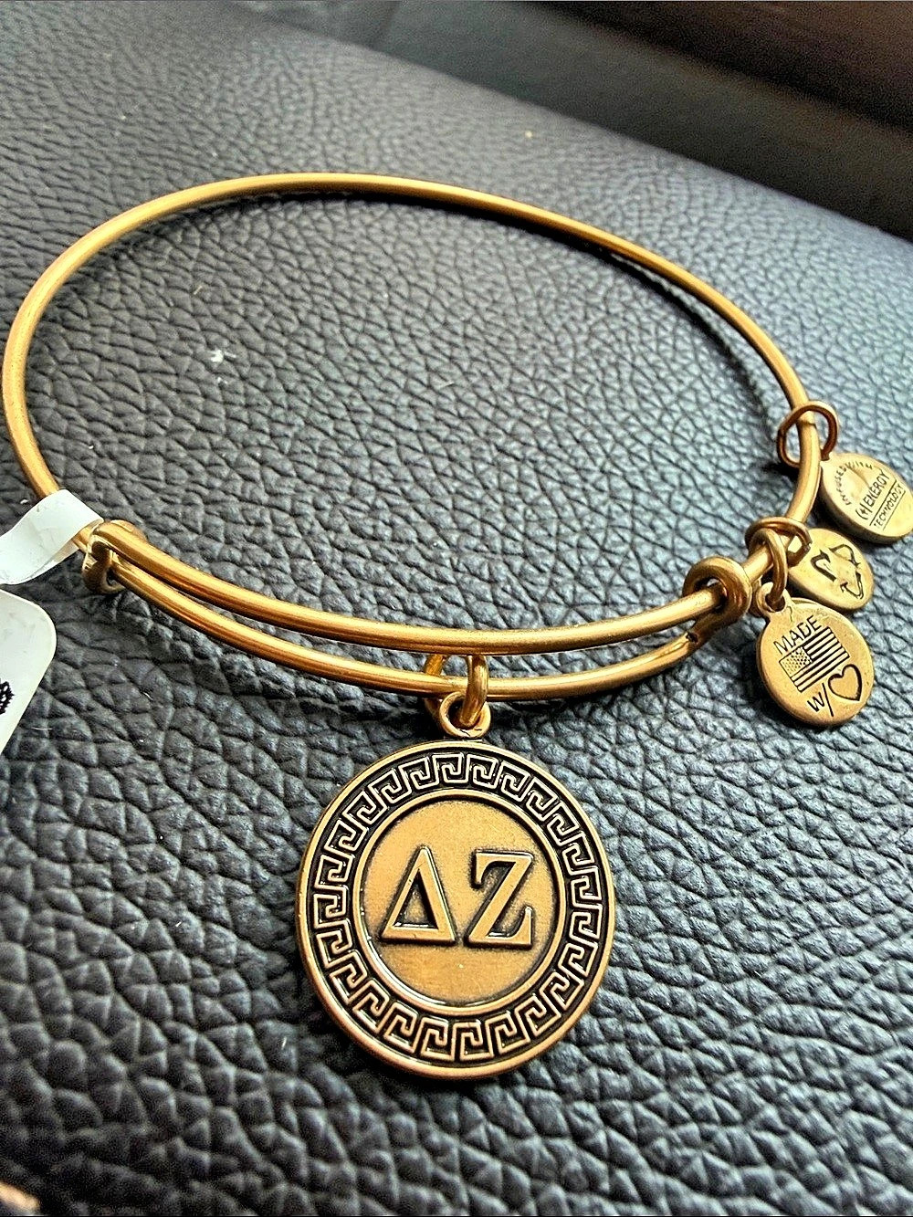 Alex and Ani AZ Medallion Rafael Nadal Foundation Bracelet Gold-Tone Bracelet